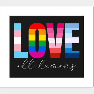 LGBT Pride Rainbow Love LGBTQ Pride Allyship Posters and Art